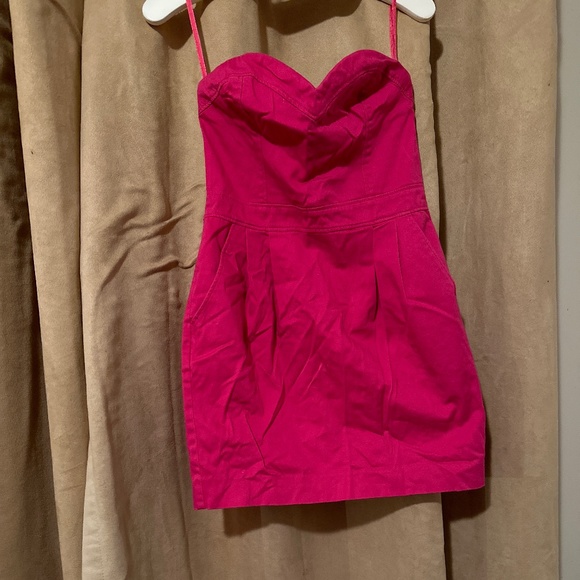 Divided Dresses & Skirts - Pink Divided strapless dress size 4